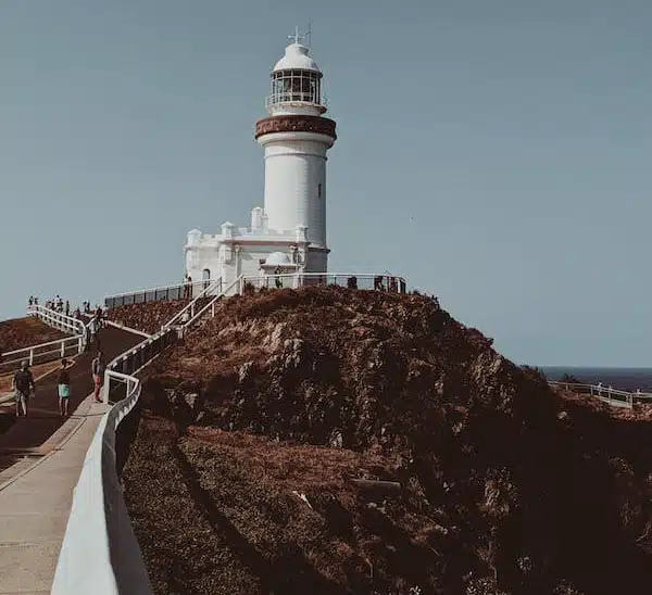 The amazing Light House. One of the many Byron Bay Attractions from Jim's beach houses